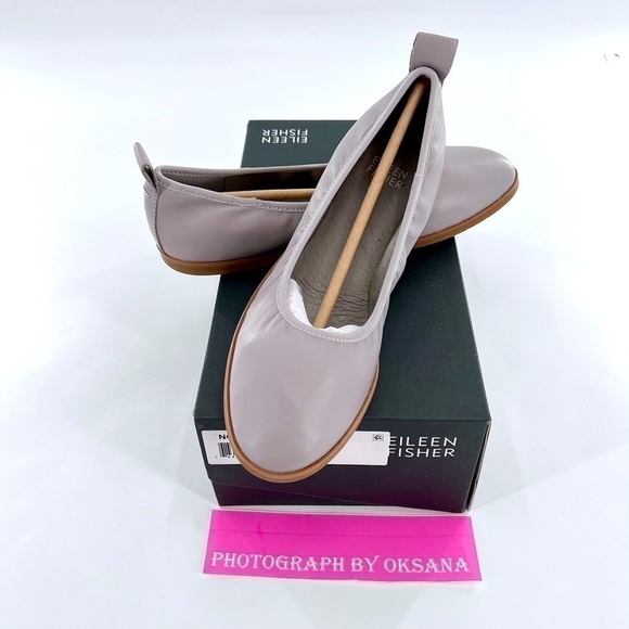 EILEEN FISHER Notion Ballet Flat color: Nappa size 6 M NIB - Picture 7 of 8